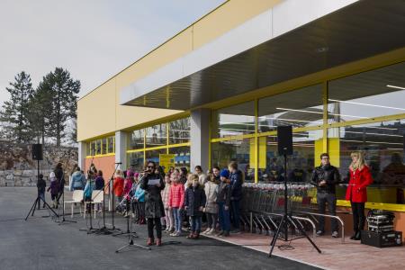 Otvoritev poslovne stavbe Eurospin in krožišča 3